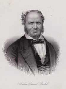 Abraham Emanuel Frohlich, Zwitserse dichter (gravure) door Swiss School