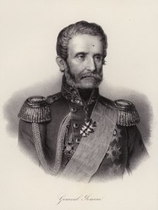 Antoine Henri, Baron van Jomini, Zwitserse generaal en militair historicus (gravure)