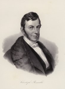 Christoph Bernoulli, Zwitsers natuurkundige en econoom (gravure) door Swiss School