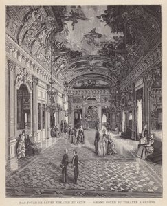 De Foyer in het Nieuwe Theater van Genève door Swiss School
