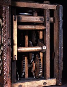Huishoudelijke wekker, detail