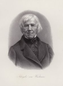 Franz Xaver Schnyder von Wartensee, Zwitsers componist (gravure) door Swiss School