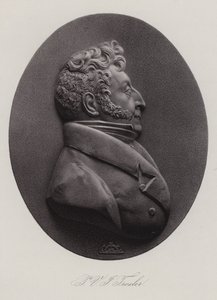 Ignaz Paul Vital Troxler, Zwitsers arts, politicus en filosoof (gravure) door Swiss School