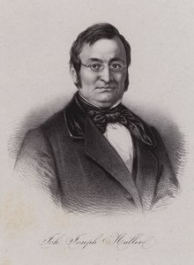 Johann Joseph Muller, Zwitserse politicus (gravure)
