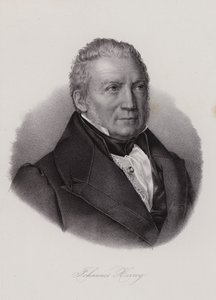 Johannes Herzog Von Effingen, Zwitserse politicus en ondernemer (gravure) door Swiss School