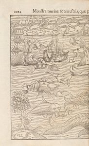 Pagina 1004 uit Cosmographiae Universalis door Sebastian Muenster, Basel, 1572