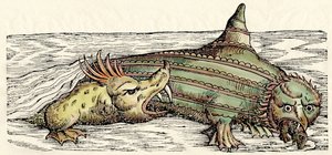Zeewezens, illustratie uit 