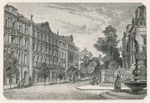 De Bahnhofstrasse (Spoorwegstraat), Zürich door Swiss School
