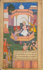 De Ramayana Verhalen van Rama, De Freer Ramayana, Deel 1, Mughal dynastie, 1597-1605 door Syama Sundara