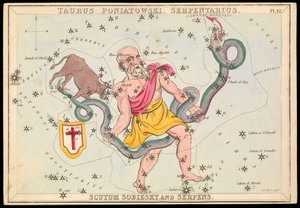 Taurus Poniatowski, Serpentarius, Scutum Sobiesky en Serpens, ca. 1825 door Sydney Hall