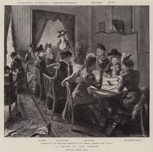Een droom van mooie vrouwen door Sydney Prior Hall