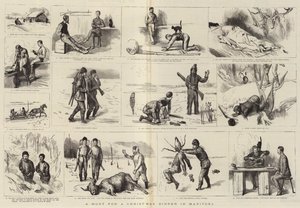 Een jacht voor een kerstdiner in Manitoba