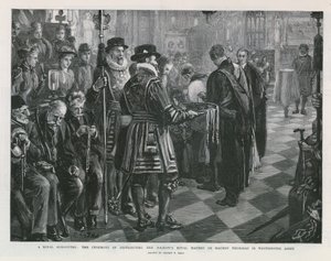 Een koninklijke aalmoes door Sydney Prior Hall