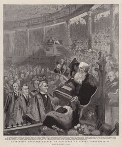 Eredoctoraten uitreiken aan staatslieden bij Oxford Commemoration door Sydney Prior Hall