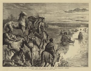 In het Grote Noordwesten met de Markies van Lorne, XVIII, Blackfoot Crossing door Sydney Prior Hall