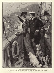 Largess!, een incident van de cruise van de koning en koningin door Sydney Prior Hall