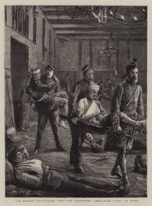 Le Malade Imaginaire, het nieuwe vrijwillige ambulanceteam aan het werk door Sydney Prior Hall