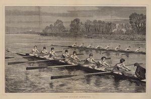 Oxford tegen Cambridge door Sydney Prior Hall