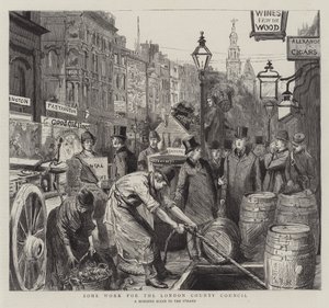Enig werk voor de London County Council door Sydney Prior Hall