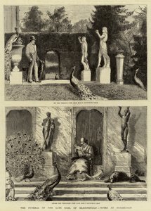 De begrafenis van wijlen graaf van Beaconsfield, notities in Hughenden door Sydney Prior Hall