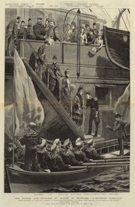 De prins en prinses van Wales in Denemarken, L