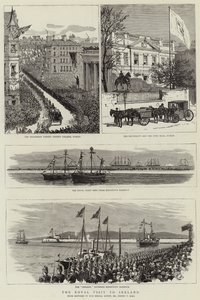 Het Koninklijk Bezoek aan Ierland door Sydney Prior Hall