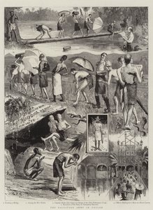Het Leger des Heils in Ceylon door Sydney Prior Hall