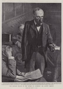 Het Soedan Debat in het Lagerhuis, Mr. Davitt maakt bezwaar