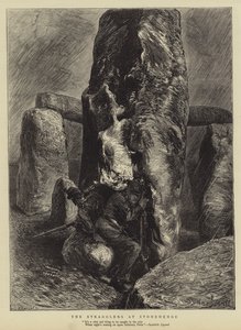 De achterblijvers bij Stonehenge