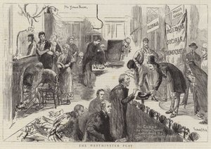 Het Westminster Spel door Sydney Prior Hall