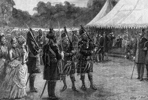 De koninklijke tent op het jubileum tuinfeest, Buckingham Palace, Londen