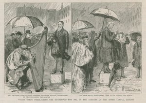 Welshe Barden Verkondigen de Eisteddford voor 1887 door Sydney Prior Hall