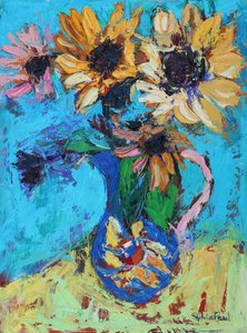Kleine zonnebloemen