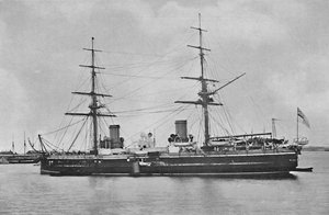H.M.S. Inflexible in 1880