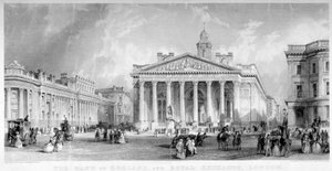 Royal Exchange, City of London, ca. 1850