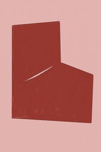 Hoekig rood formulier