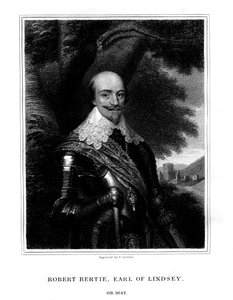 Robert Bertie, 1e graaf van Lindsey, 1827 door T. A. Dean