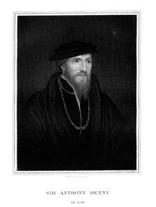 Sir Anthony Denny, hoveling van Hendrik VIII, 1827 door T. A. Dean