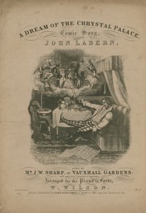 Een droom van het Crystal Palace, een komisch lied door John La Bern door T. Hampson Jones