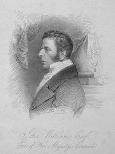 John Williams, Esq., een van Hare Majesteits raadslieden, ca. 1820 door T. Wright