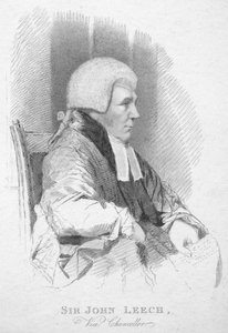 Sir John Leech, vicekanselier, ca. 1820
