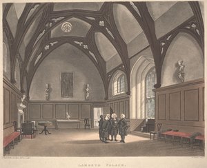 Lambeth Palace door T. and Pugin A.C. Rowlandson