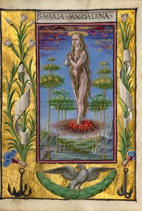 Maria Magdalena Hoog gedragen door Taddeo Crivelli
