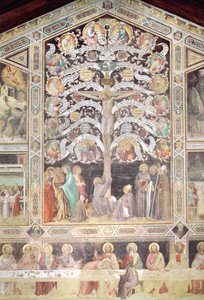 De Boom des Levens en Het Laatste Avondmaal (detail)
