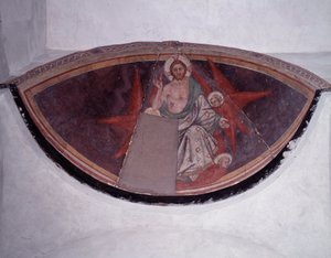 Christus in glorie door Taddeo di Bartolo