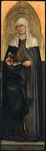 Heilige Elizabeth van Thüringen, 1403 door Taddeo di Bartolo
