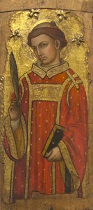 Sint Stefanus, 1418 door Taddeo di Bartolo