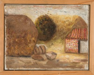 Hooibergen door Tadeusz Makowski