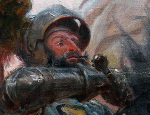 De Slag bij Grunwald (detail)