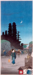 De grote poort in Yotsuya door Takahashi Hiroaki